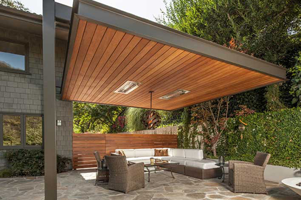 ایده ها و راهکارهایی برای پوشش سقف حیاط خلوت