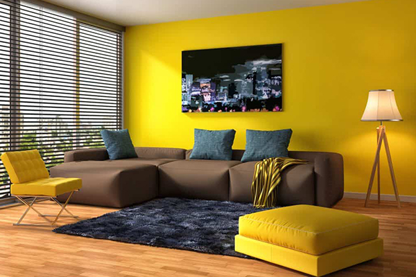مکمل رنگ زرد در دکوراسیون خانه